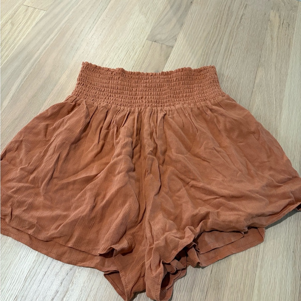 Z Supply High Waist Brown Shorts